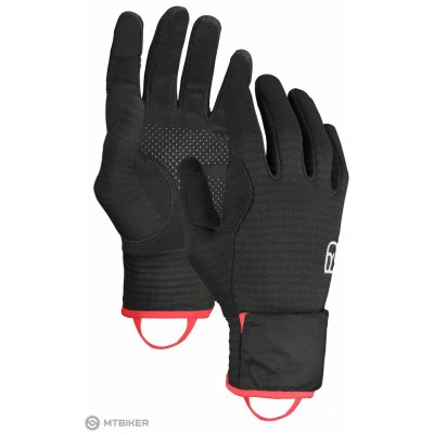 ORTOVOX Fleece Grid Cover dámske rukavice, black raven M