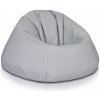INTERMEDIC SK - Sedací vak MAXI 140x70 cm z polyesteru | rodinný vak, veľké kreslo, 570 l NC13 - Sivá svetlá