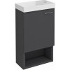 SAPHO LATUS XI umývadlová skrinka 30x53x16,5cm, antracitový mat LT711-3434