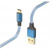 Hama 201558 Reflective USB-C 2.0 typ A-C 1,5m, modrý