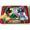 LEGO NINJAGO Kovová krabička Figúrky Arin verzus Prieskumník Dračieho Prízraku 112506