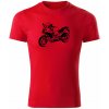 T-ričko BMW R1200RS pánske tričko Farba trička: Červená, Veľkosť: S