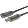 PremiumCord prodlužovací optický AOC kabel USB 3.0 A/Male - A/Female, 20m ku3opt20