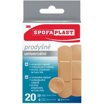 SPOFAPLAST 3M Spofaplast 176N Univerzálne náplasti, mix, 20 ks