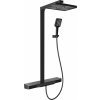 MEXEN MEXEN - Zoom nástenný sprchový set s dažďovou sprchou a batériou, čierna 78101-70