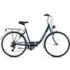 CTM OLIVIA 2.0 26 bicykel, tmavozelená perleť / strieborná Rám: 17