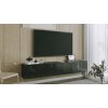ArtExt Závesný TV stolík JOY | 200 cm Farba: Čierny lesk (drážky)