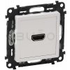 Legrand VALENA LIFE Predkonektorovaná HDMI v1.4 zásuvka, biela krytka