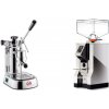 La Pavoni Professional Lusso + Eureka Mignon Perfetto, CR chrome