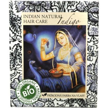 Indian Natural Hair Care Indigo hnedá až čierna farba na vlasy 200 g