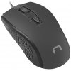 Natec optická myš HOOPOE 2/1600 DPI/Kancelárska/Optická/1 600 DPI/Drôtová USB/Čierna NMY-1798