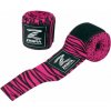 BOXERSKÉ BANDÁŽE ZEBRA 350CM PINK