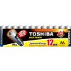 Alkalické batérie TOSHIBA HIGH POWER LR6 AA 1,5V PACK 12ks
