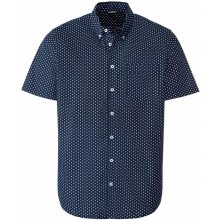 Livergy Pánska košeľa s krátkym rukávom „Modern Fit“ vzor/námornícka modrá (100331672)
