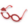 Stoklasa Vianočná párty/ okuliare Santa červená