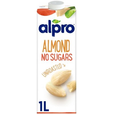 ALPRO Mandľový nápoj nesladený a nepražený 1 liter