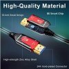 PREMIUMCORD Ultra High Speed HDMI 2.1 optický fiber kabel 8K@60Hz, zlacené 15m