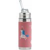 TERMO fľaša so slamkou Pura - unicorn 260 ml