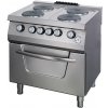 Maxima Sporák pro vysoké zatížení - 4 hořáky - elektrický - dvojitá jednotka - hloubka 70 cm | Maxima, 09394997