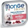 MONGE FRESH - paštéta a kúsky s hovädzím 100 g pre psy