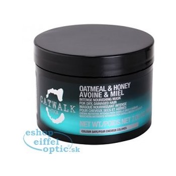 Tigi Catwalk Oatmeal & Honey Intense Nourishing Mask pre suché a zničené vlasy 200 g