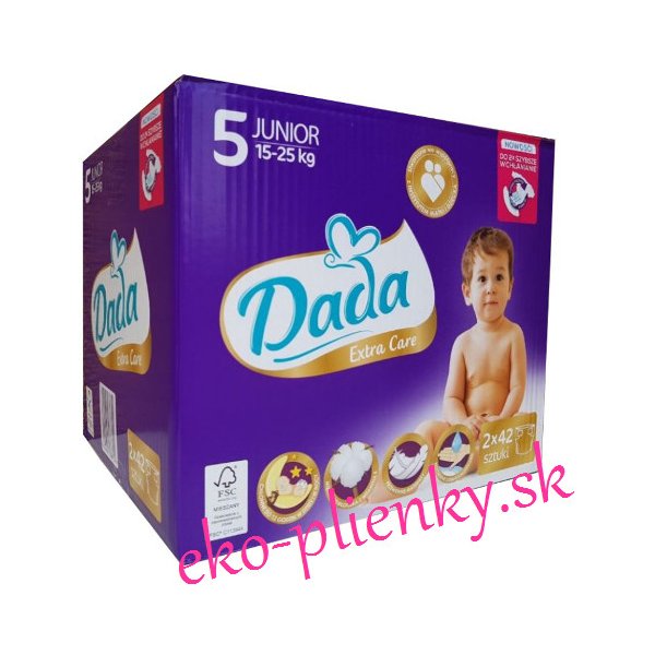 Dada Extra Care Box Junior 5 15-25 kg 2 x 42 ks od 13,99 € - Heureka.sk