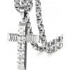 Pánska Retiazka s Krížom DJ 38734 Strieborná/60cm HR38734
