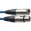Stagg SMC10 CBL, kabel mikrofonní XLR/XLR, 10m, modrý