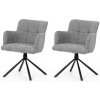 Sada jedálenských stoličiek s vratným mechanizmomDCH-T1122 GREY2, 2 ks