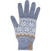 Kama dámské pletené Merino rukavice R116 109 - světle šedá M M - světle šedá