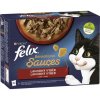 Felix Sensations Sauces Lahodný výber v omáčke, morka, kačica, jahňa a hovädzie 12 x 85 g
