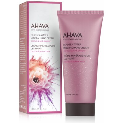 Ahava Dead Sea Water Pink Pepper & Cactus minerálny krém na ruky 100 ml