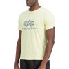 Alpha Industries Basic T Shirt BL retro yellow tričko pánske Farba: žltá, Veľkosť: M