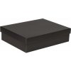 Darčeková krabička s vekom 400x300x100 mm, čierna
