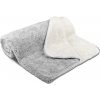 Sleepwell Teplá deka Slleep Well ovečka sivý chlp krémový chlp sivá Mikroplyš 150x200