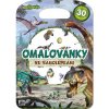 Omalovánky se samolepkami Dino