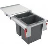Odpadkový kôš Franke Sorter Garbo 45-2 1x12l +1x18l