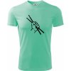 Paličky ruka - Pánske tričko Fantasy športové - 2XL ( Mätová )