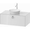 Duravit White Tulip skrinka 100x55x40.8 cm závesná kúpeľňová skrinka pod umývadlo biela WT498108585