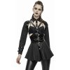 Košele DEVIL FASHION Crimson Thirst Punk Leather With Straps