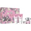 Versace Bright Crystal EDT 90 ml + EDT 5 ml + telové mlieko 100 ml + sprchový gél 100 ml darčeková sada