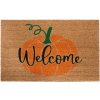 Hanse Home , Rohožka Welcome (tekvica) 105665 – na von aj na doma, 45x75, oranžová, chodba / predsieň