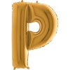 Balón písmeno P zlaté 100 cm