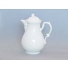 Kanvica porcelánová biela kávová s viečkom 0,90l Český porcelán Dubí
