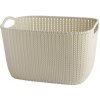 Curver Úložný box Knit 19 l, krémová