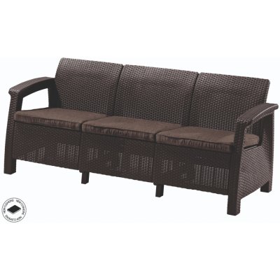 Záhradná pohovka Allibert Corfu Love Seat Max - Graphite