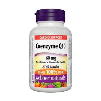 Webber Naturals Koenzým Q10 60 mg 60 kapsúl