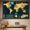 Stieracia mapa sveta - sk verzia Deluxe XXL