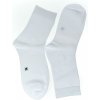 Klasické pánske bavlnené biele ponožky Basic Comfort