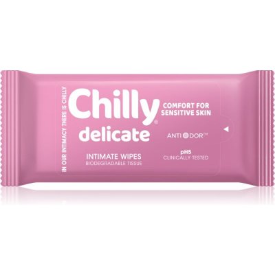 Chilly Intima Delicate obrúsky na intímnu hygienu 12 ks